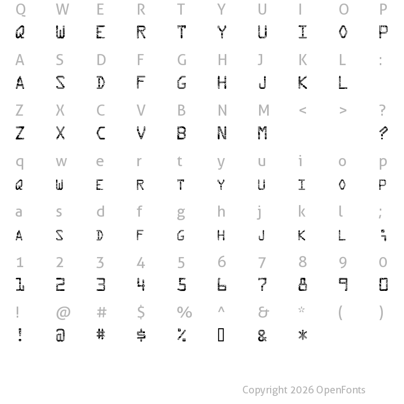 Character Map of Circuit Regular