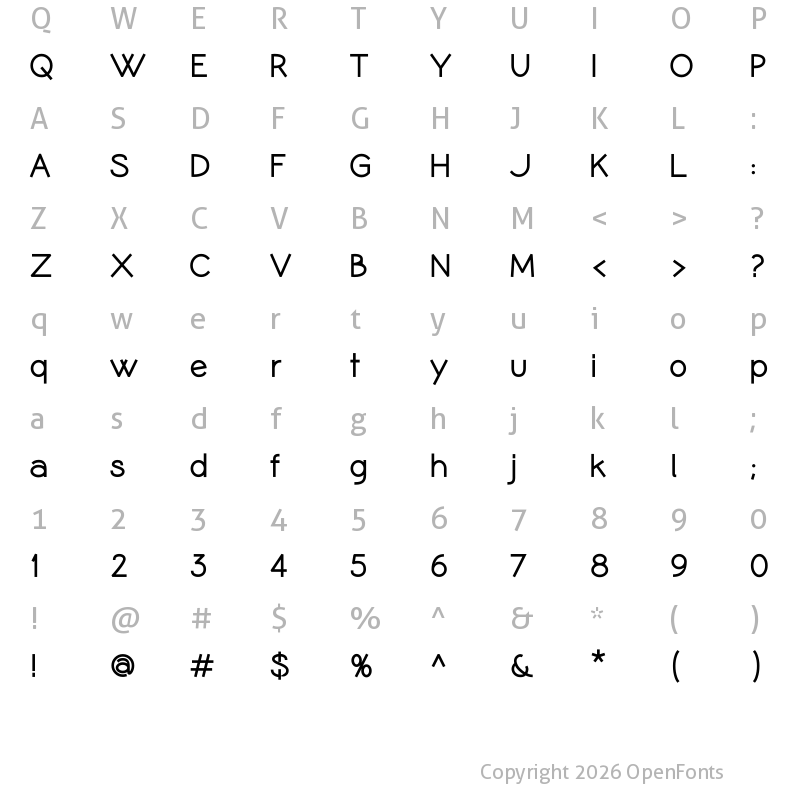 Character Map of Coamei Extra-Bold