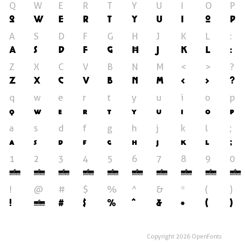 Character Map of Cocotte Heavy