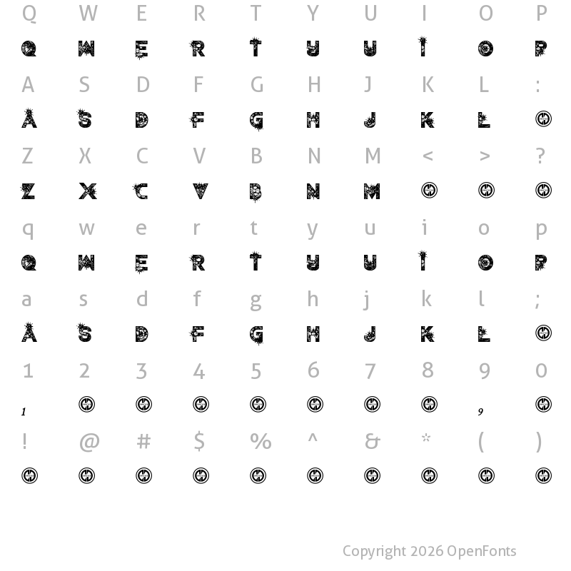 Character Map of Contagion Regular