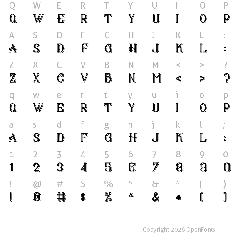 Character Map of CS Mulan Double