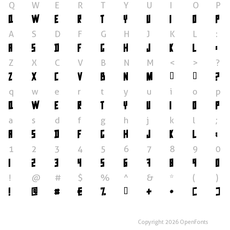 Character Map of Data Trash #2