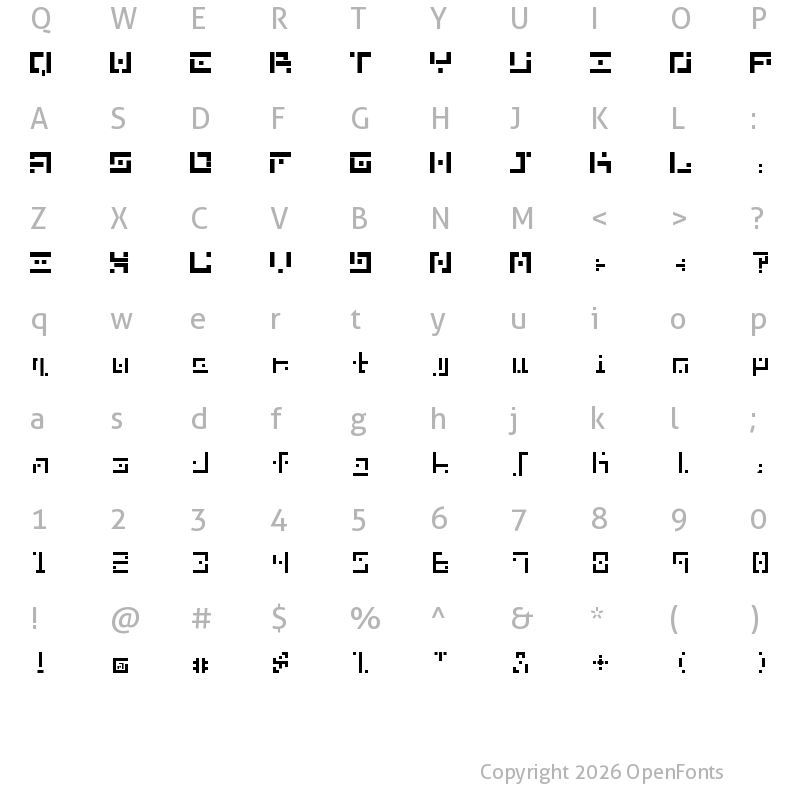 Character Map of DBE-Nitrogen Regular