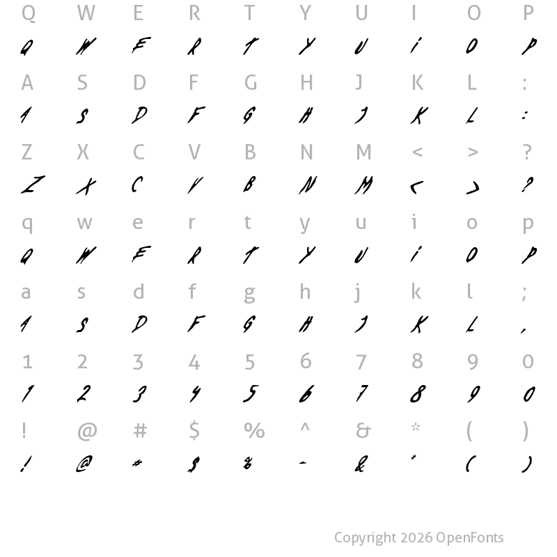 Character Map of Dead By Dawn US Regular