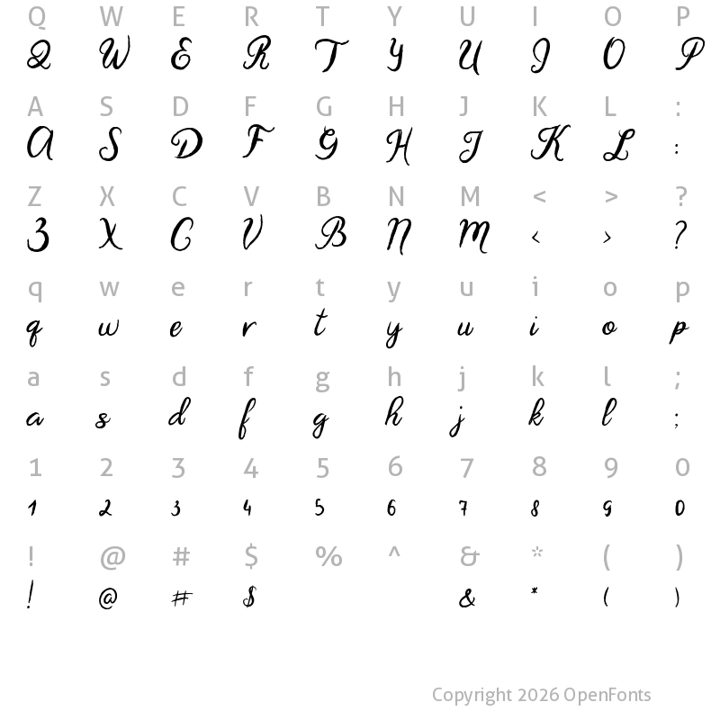Character Map of Decorator Regular