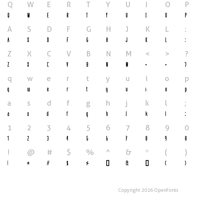 Character Map of defatted milk Bold