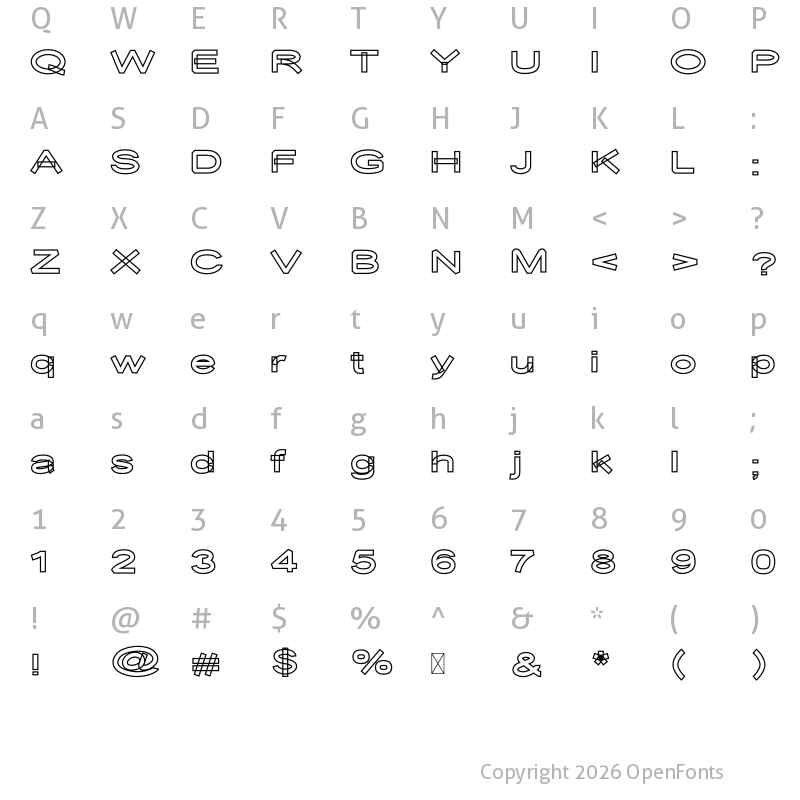 Character Map of Desolator Framework