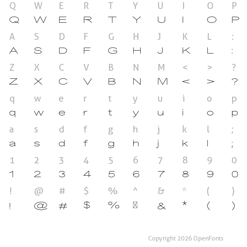 Character Map of Desolator Light