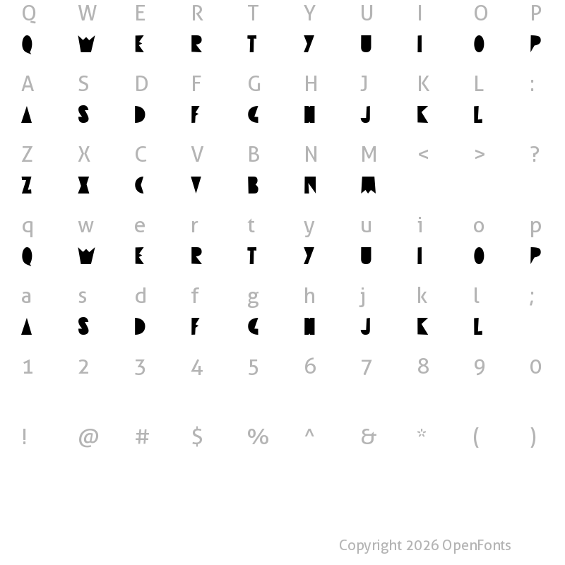 Character Map of Destrukt Roman