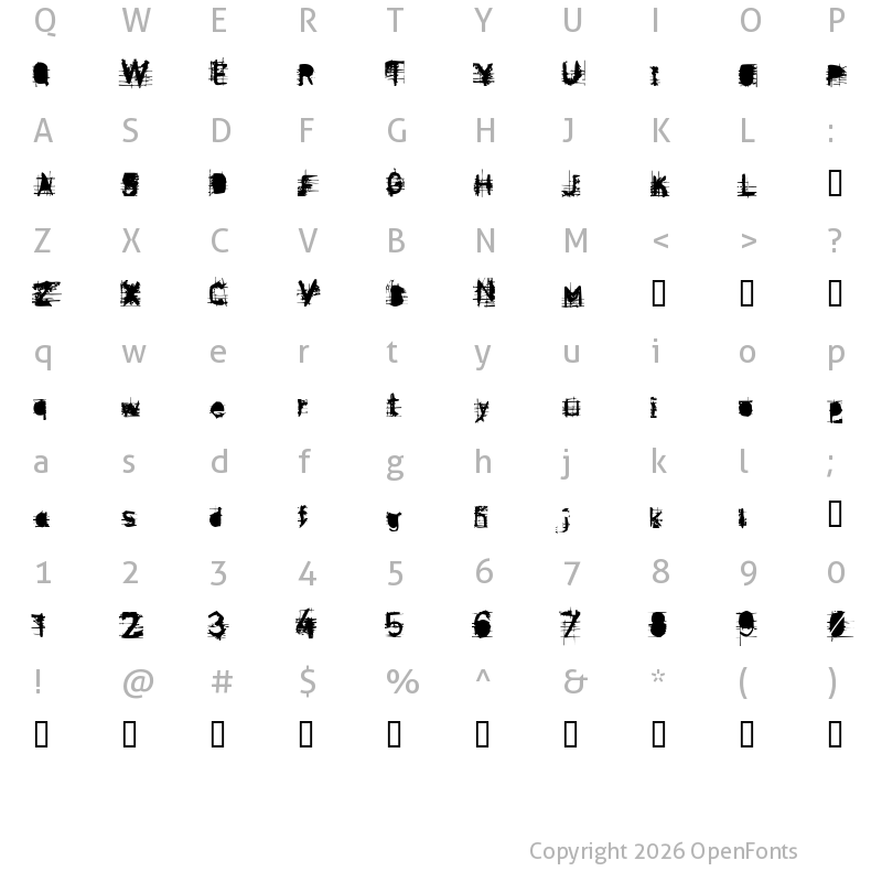 Character Map of disenfranchide fightthepower