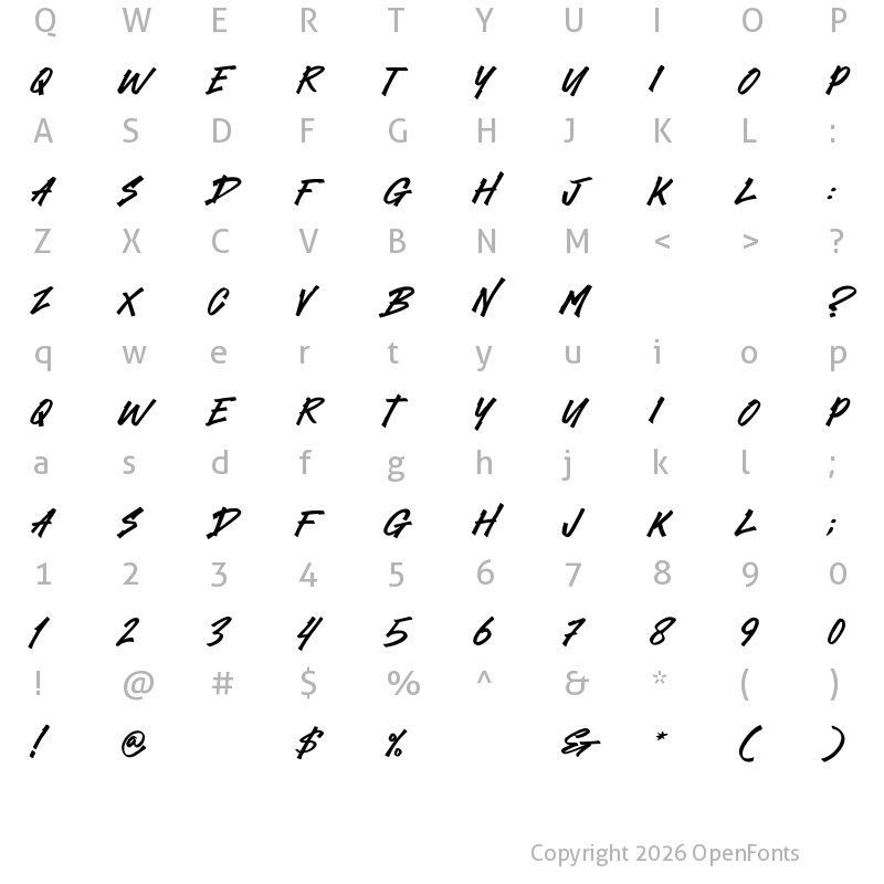 Character Map of Dominos Blast Regular