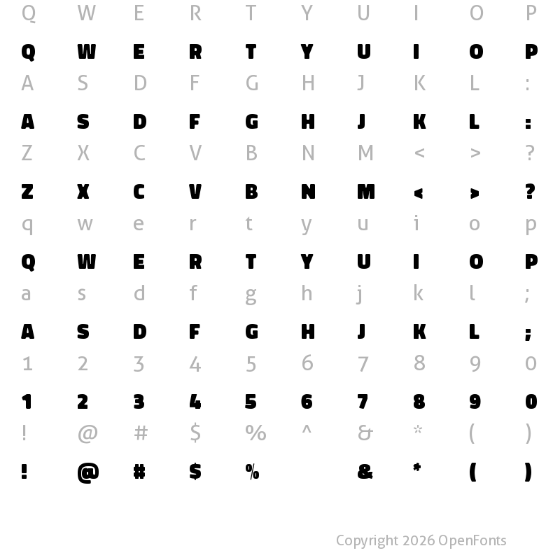 Character Map of Don Jos? Black