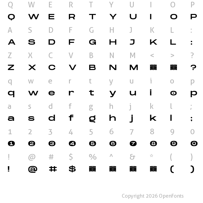 Character Map of Dreadnoughtus Medium