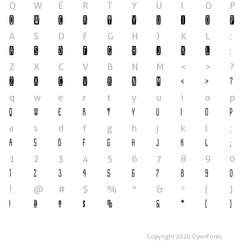 Character Map of EdselFont Regular