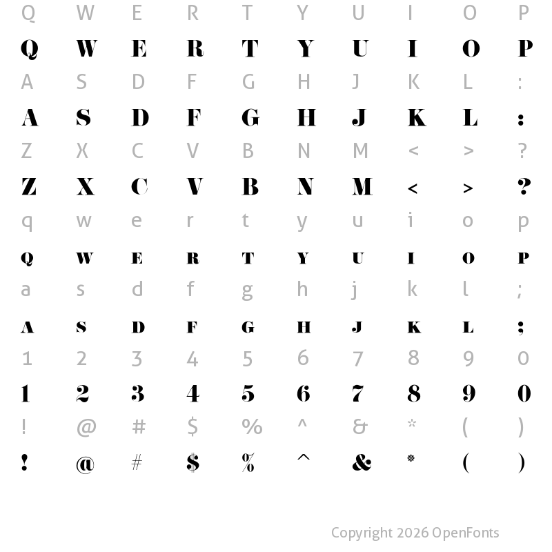 Character Map of EloquentJFSmallCapsPro Regular