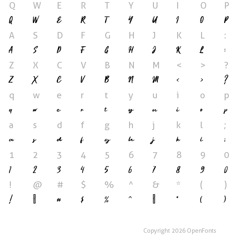 Character Map of Ematodas Regular