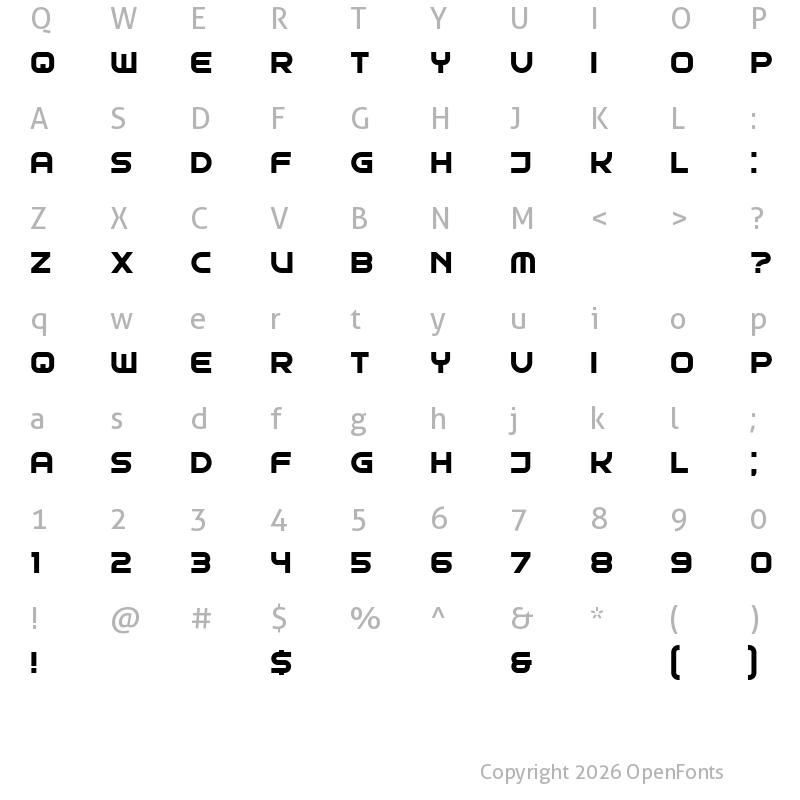 Character Map of Enfolding Regular