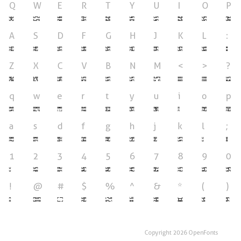 Character Map of Entangled Layer B (BRK) Normal