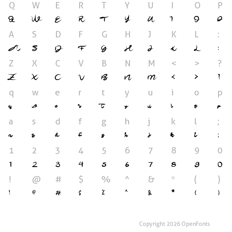 Character Map of Farisha Shooters Regular