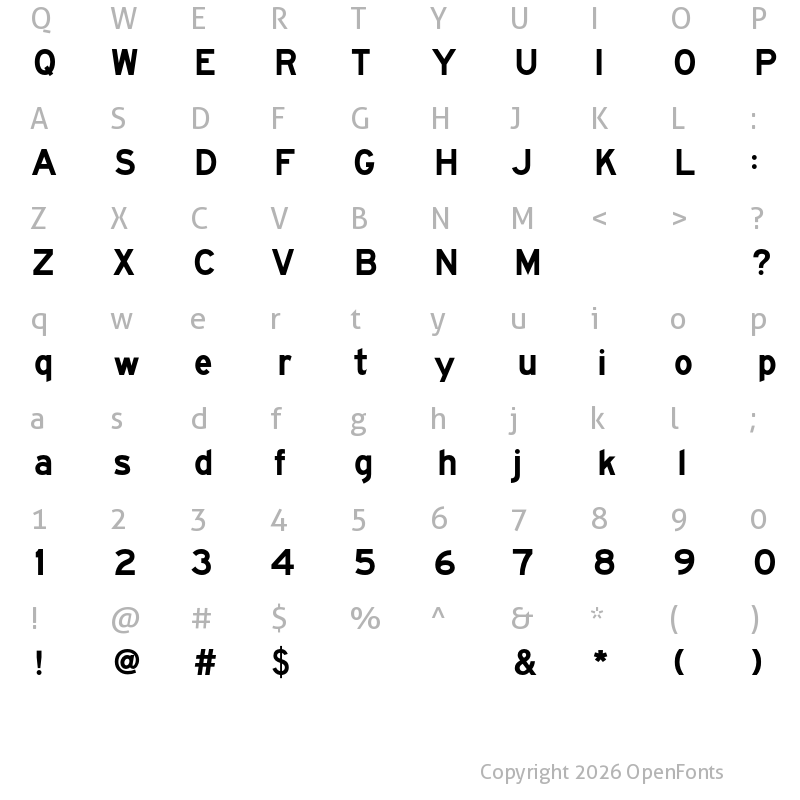 Character Map of FHWASeriesEmod2020 plus100