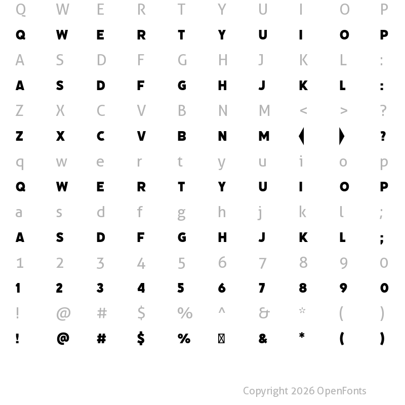 Character Map of Filicudi Solid