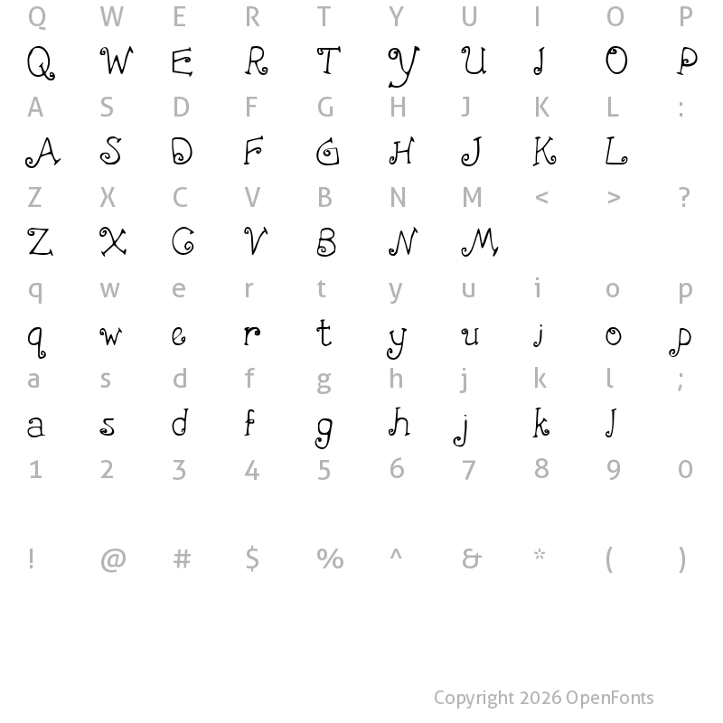 Character Map of First Crush Regular