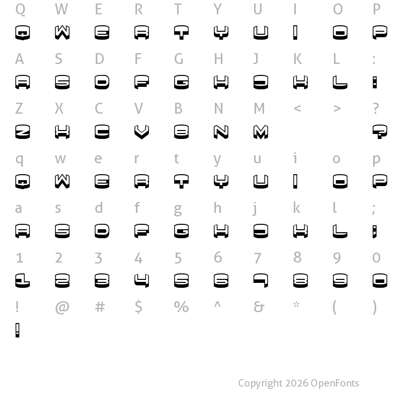 Character Map of Focused Regular