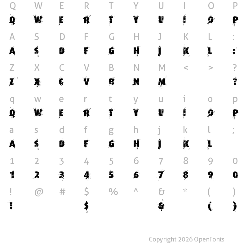 Character Map of Formfound.com Regular