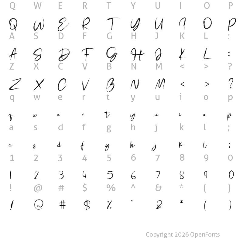 Character Map of France Juice Regular