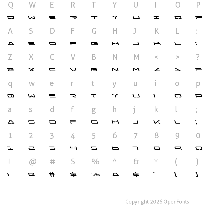 Character Map of Free Agent Leftalic Leftalic