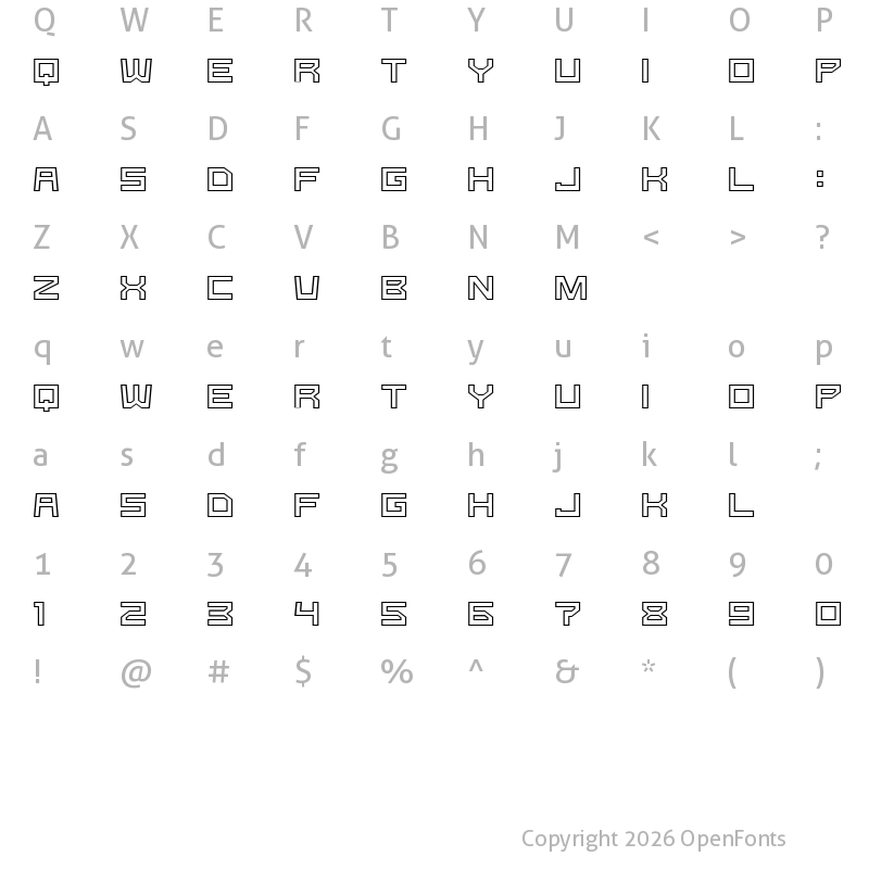Character Map of G-Type Regular