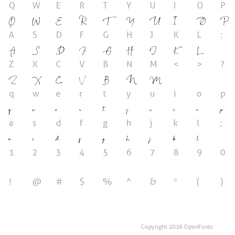 Character Map of Gallatone Regular