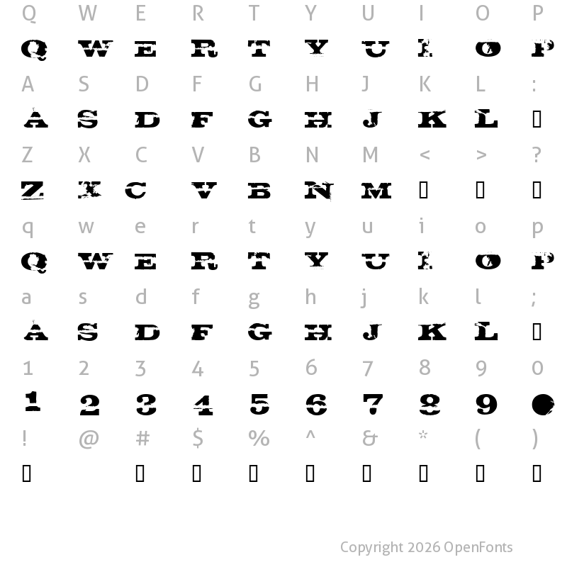 Character Map of gatecrasher texan