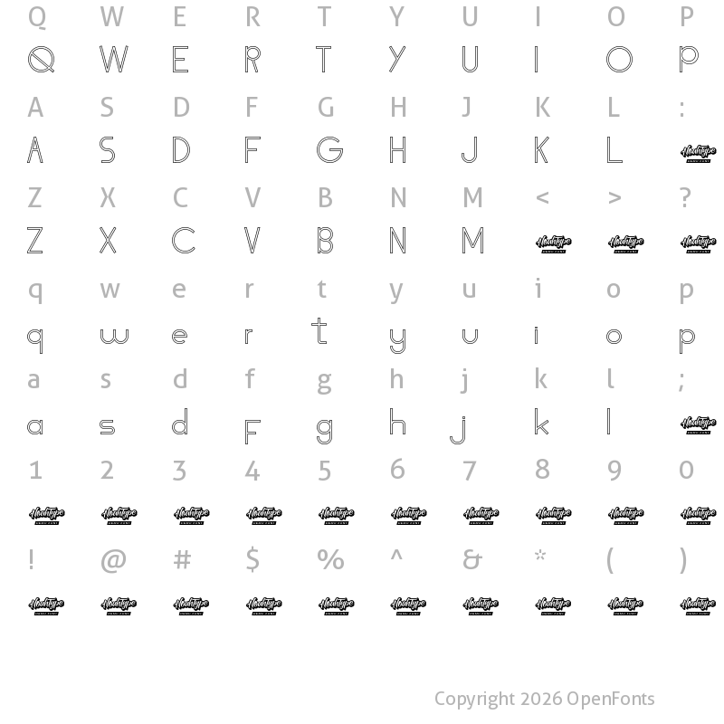 Character Map of George Sight Demo Outline