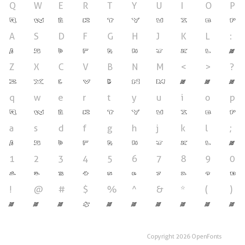 Character Map of GetAround Regular