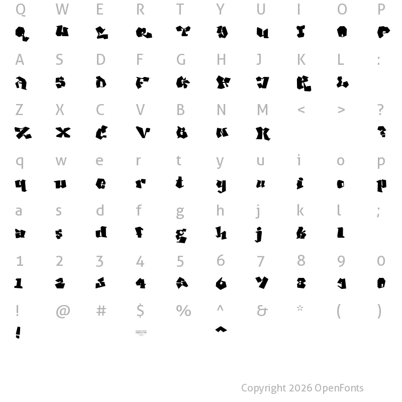 Character Map of Ghang Plain