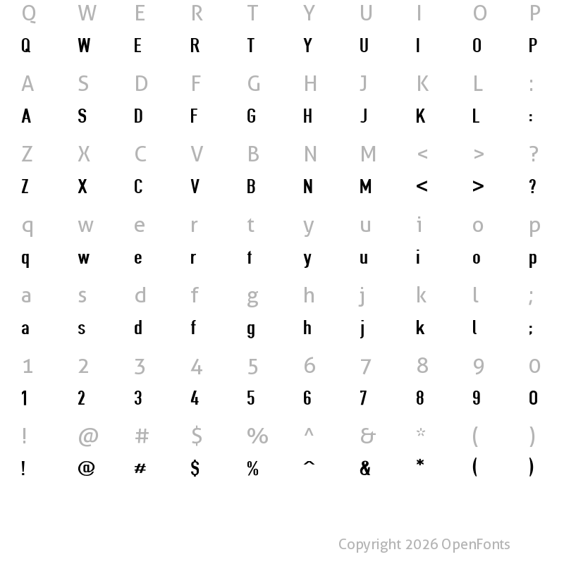 Character Map of Give A Hoot SbdExt