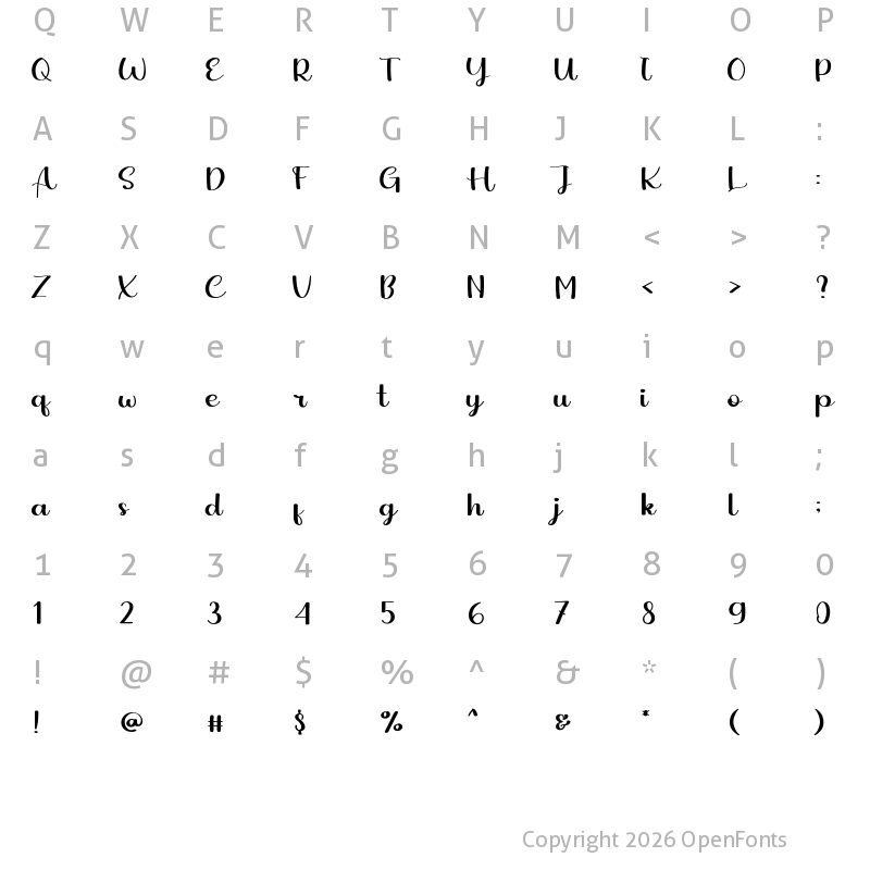 Character Map of Hallo Christmas Regular