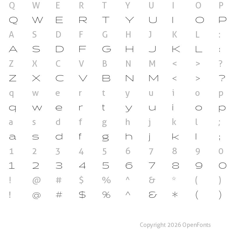 Character Map of Halogen Thin