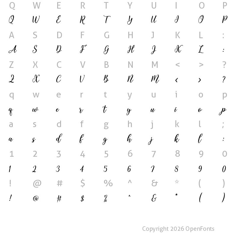 Character Map of Hello Cartel Story Regular