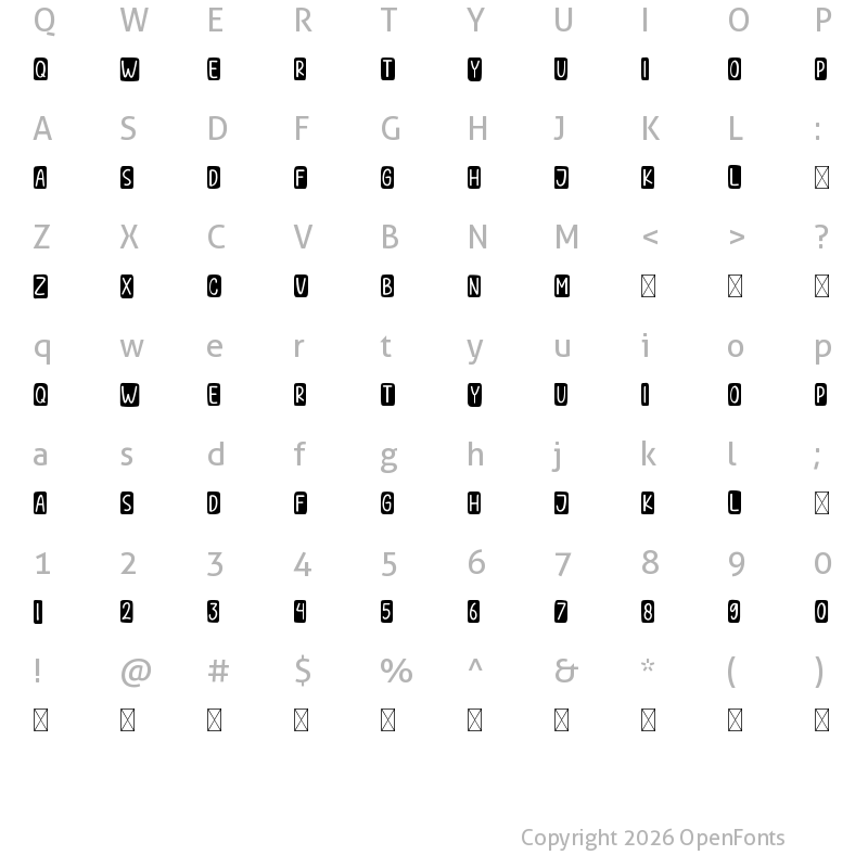 Character Map of Hey Girls Regular