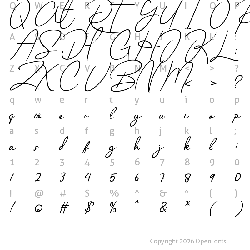 Character Map of Hillmutta Regular