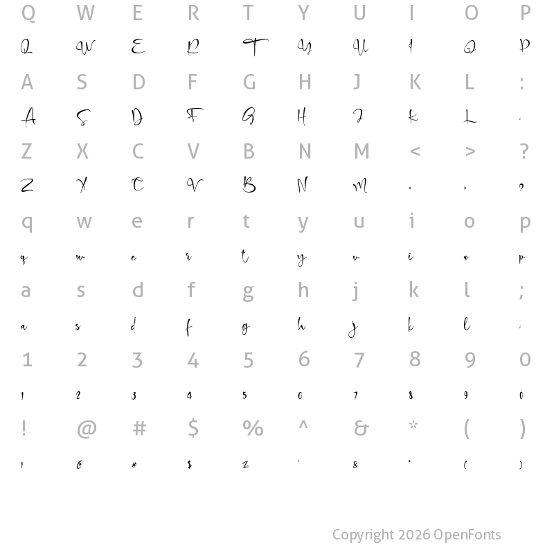 Character Map of holi christmas eve Regular