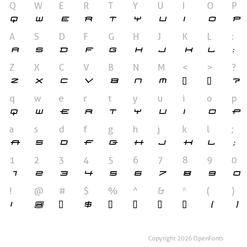 Character Map of Homoarakhn Regular