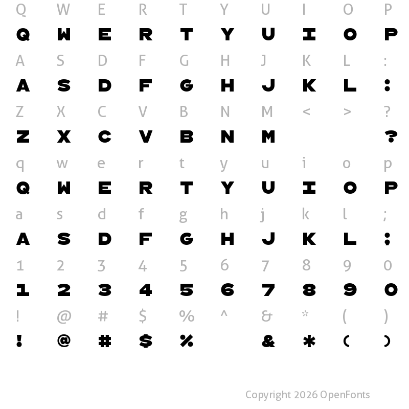 Character Map of HWT Konop 6 Line