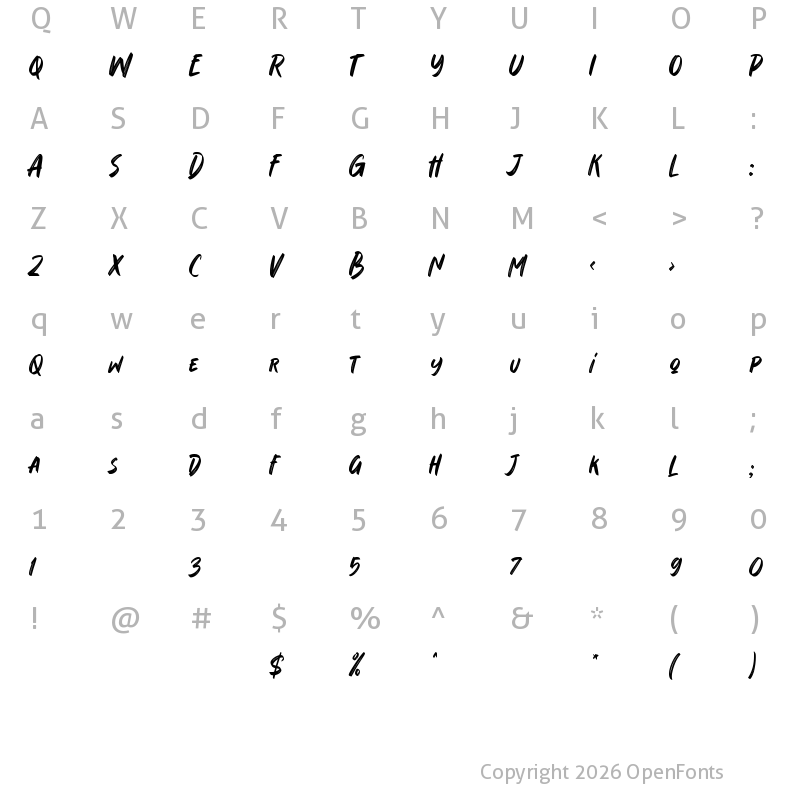 Character Map of Inhabits Regular