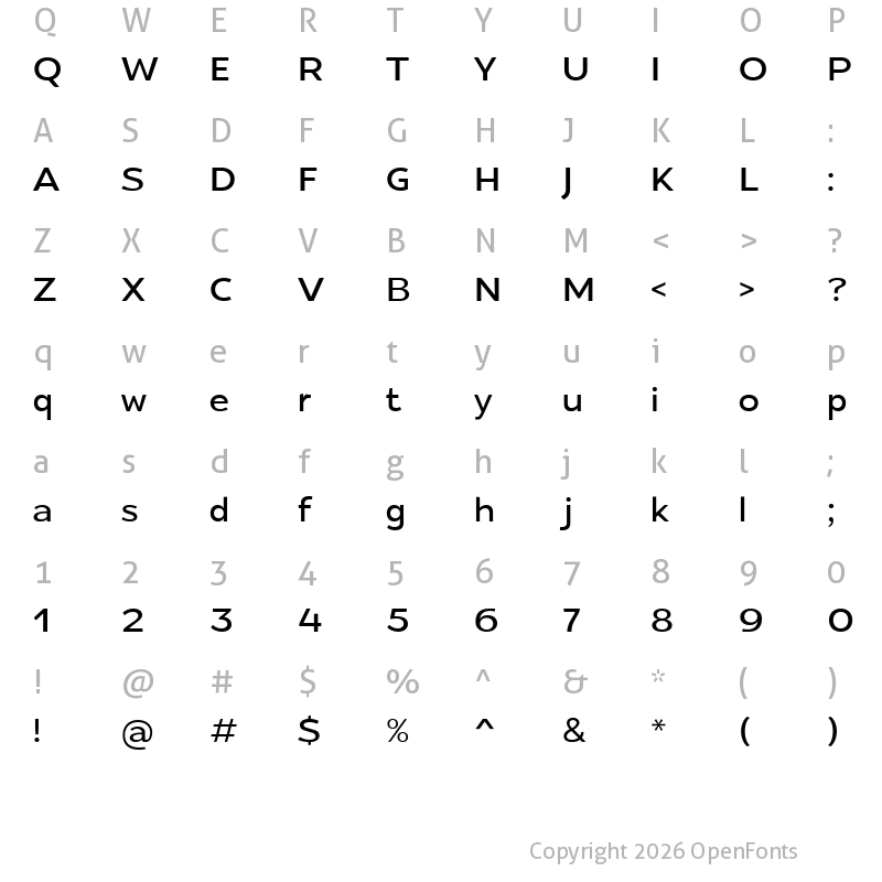 Character Map of Intrigora Medium