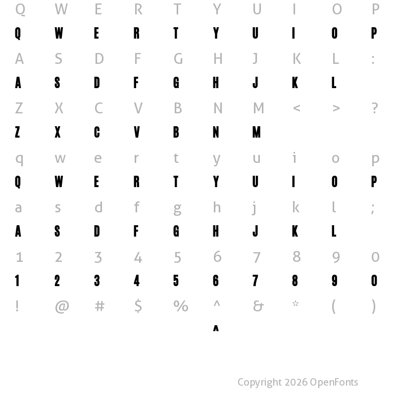 Character Map of Ioannina Black