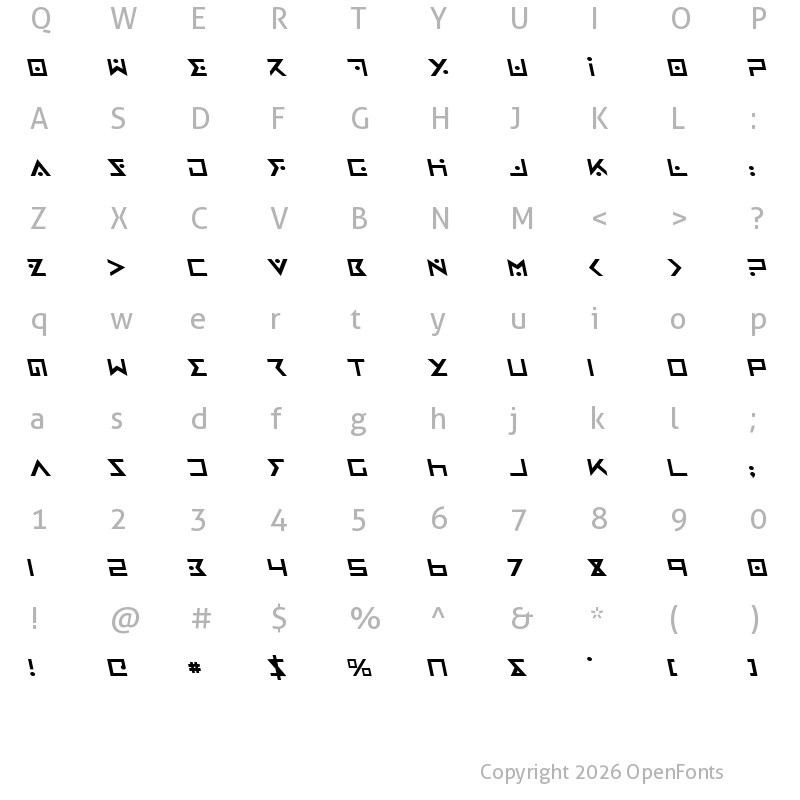 Character Map of Iron Cobra Leftalic Leftalic
