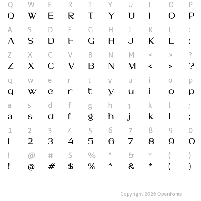 Character Map of j Jiwanya Regular
